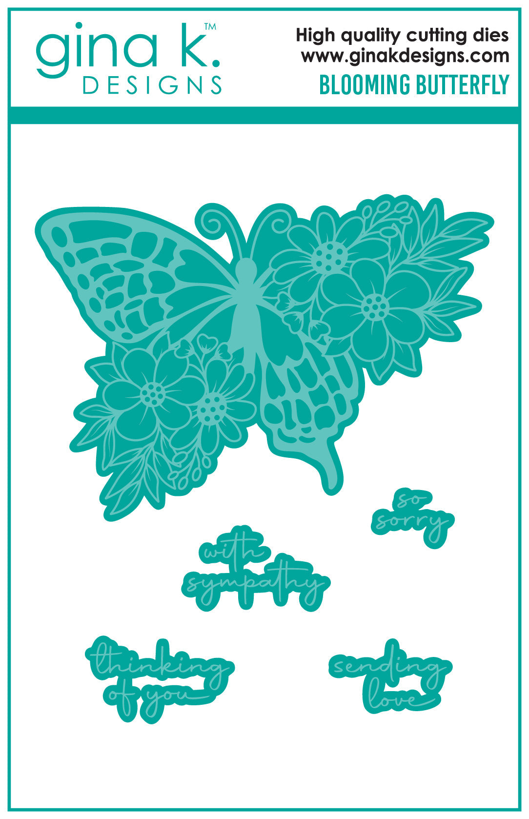 Gina K Designs DIE- Blooming Butterfly