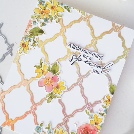 Pinkfresh Studio Blooming Daydream stamp, Die, Stencil and Washi Bundle