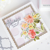 Pinkfresh Studio Blooming Daydream stamp, Die, Stencil and Washi Bundle