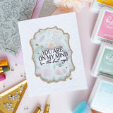 Pinkfresh Studio Bloomscape cling stamp / Die/ Stencil/ Press plate Bundle