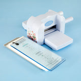 Spellbinders Retailer Exclusive Blue Mist Platinum Scout Die Cutting and Embossing Machine - 3.5" Platform