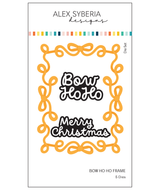 Alex Syberia Designs Bow Ho Ho Frame Die Set