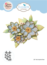 Elizabeth Craft Designs Bohemian Rose Die Rose Companion Flower (2307)
