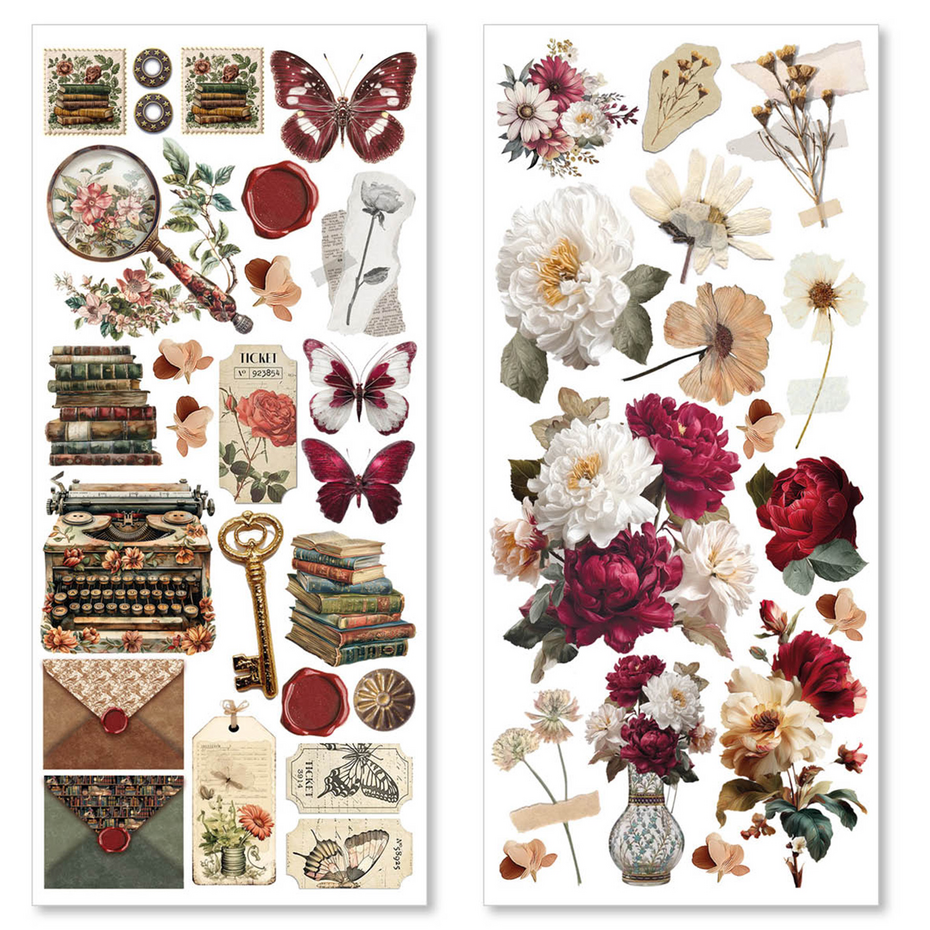 Ciao Bella Book Lover Transparent Adhesive Sheets (5pcs) (CBI007)