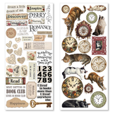 Ciao Bella Book Lover Transparent Adhesive Sheets (5pcs) (CBI007)