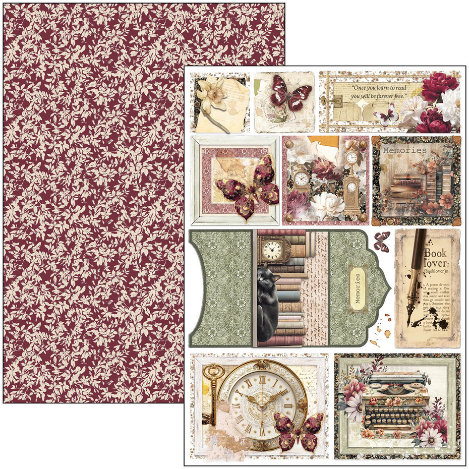 Ciao Bella Book Lovers A4 Creative Pad (9pcs) (CBCL091)