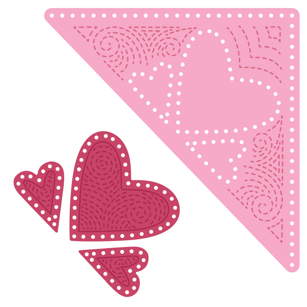 Honey Bee Stamps In Stitches: Bookmarked Love & Light - Honey Cuts - Stand-Alone Dies