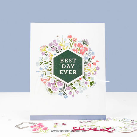 Concord & 9th Bouquet Turnabout™ Stamp Set (6 x 6) & die Bundle