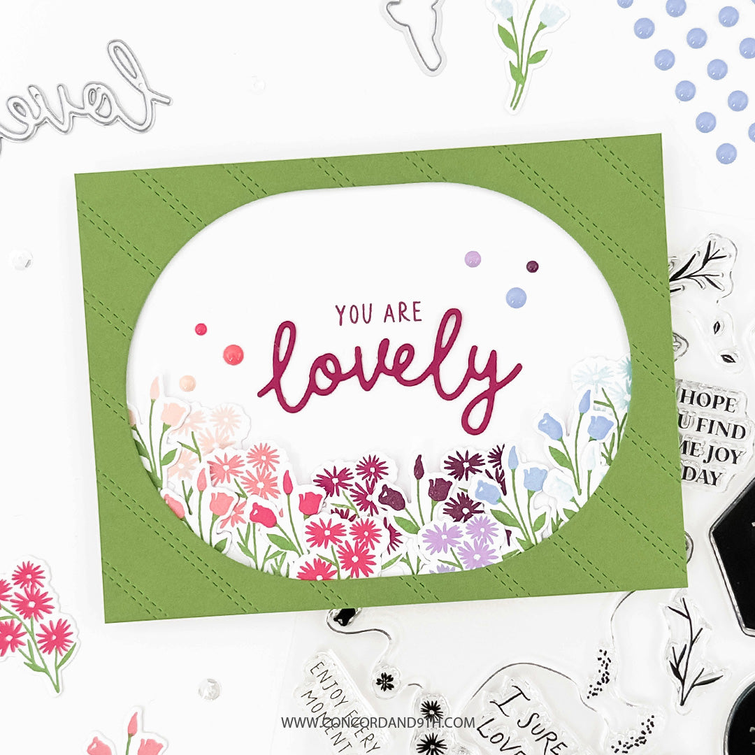 Concord & 9th Bouquet Turnabout™ Stamp Set (6 x 6) & die Bundle