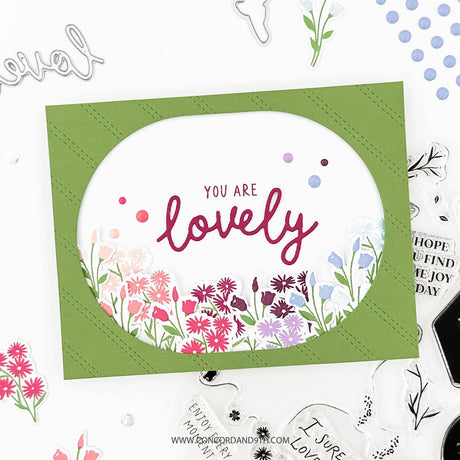Concord & 9th Bouquet Turnabout™ Stamp Set (6 x 6) & die Bundle