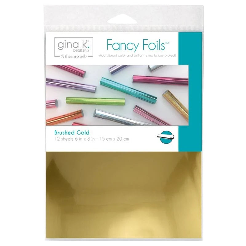 Gina K Designs Fancy Foil – Brushed Gold, Matte