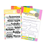 Waffle Flower Bubbly Sentiments Combo (WFC2465)