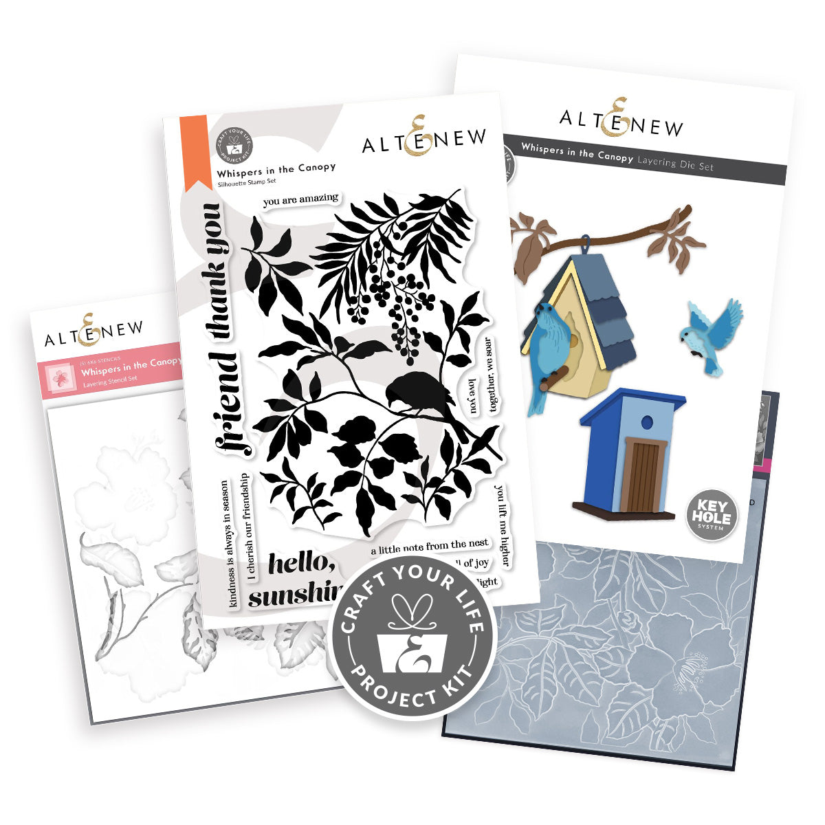 Altenew Craft Your Life Project Kit: Whispers in the Canopy + Add-On Die