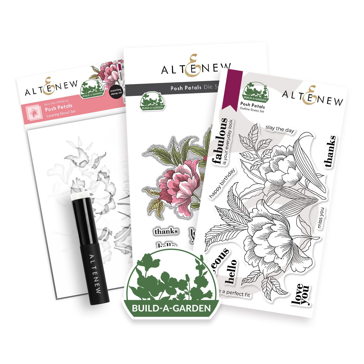 Altenew Build-A-Garden: Posh Petals