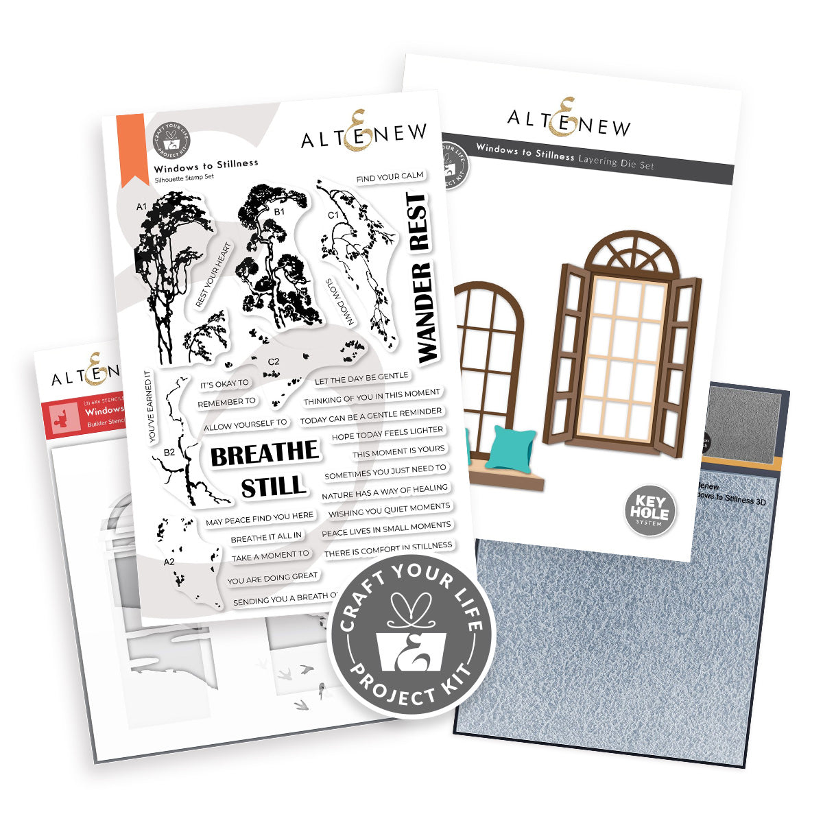 Altenew Craft Your Life Project Kit: Windows to Stillness