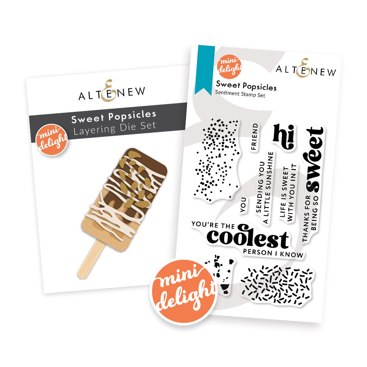 Altenew Mini Delight: Sweet Popsicles Stamp & Die Set - ALT11510BN