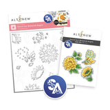 Altenew Stencil Art: Botanical Argyle & Add-on Die Bundle