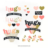 Concord & 9th Burst of Hugs Stamp Set