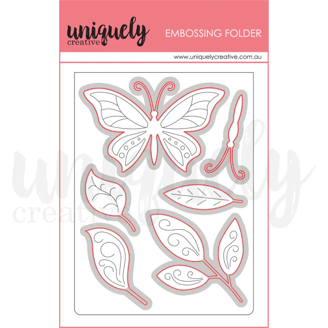 Uniquely Creative Butterfly Breeze Cut & Emboss Folder