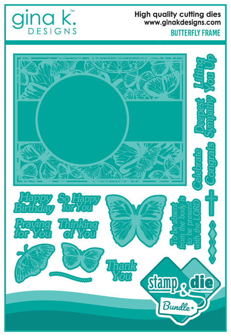 Gina K Designs BUNDLE- Butterfly Frame