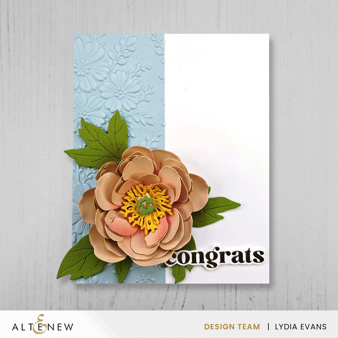 Altenew Craft-A-Flower: Coral Charm Peony Layering Die Set
