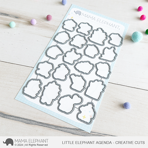 Mama Elephant Little Elephant Agenda - Creative Cuts