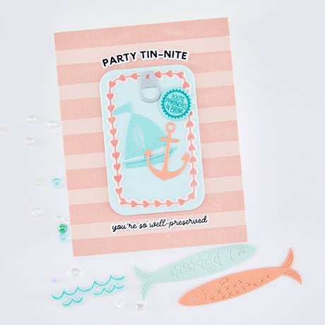 Hero Arts Wide Stripe Bold Print Cling Stamp