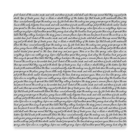 Hero Arts Birdsong Script Cling Stamp