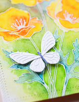 Memory box CL5281D – Playful Poppies Clear Stamp & Die Set