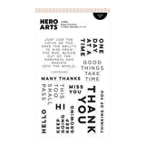 Hero Arts Keep Growing Stamp Set