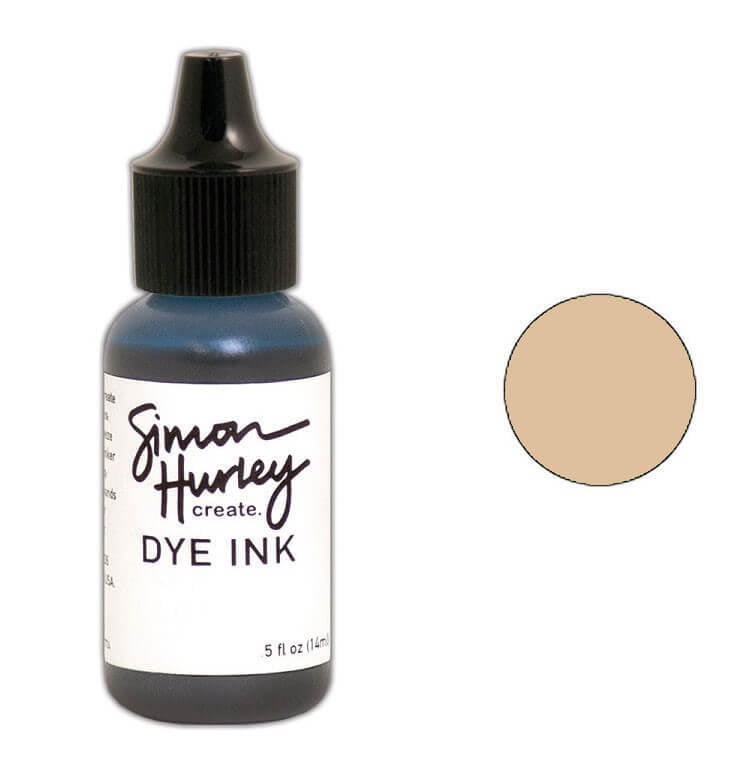 Simon Hurley create. Dye Ink Reinker 1/2OZ REINKER - COOKIE DOUGH