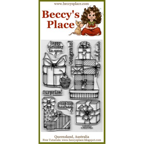 Beccy’s Place Celebrations clear stamps