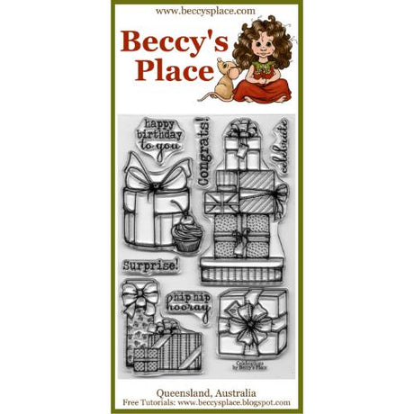 Beccy’s Place Celebrations clear stamps