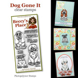 Beccy’s Place Dog Gone It clear stamps