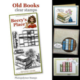Beccy’s Place Old Books clear stamps