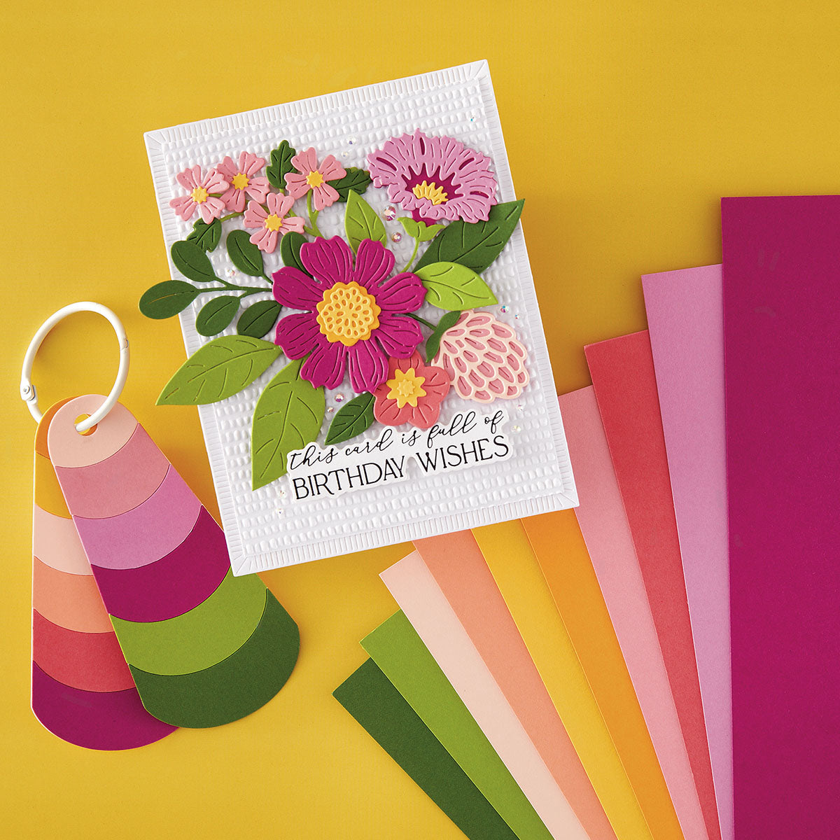 Spellbinders Blooms ColorWheel Cardstock Assortment (10 sheets)