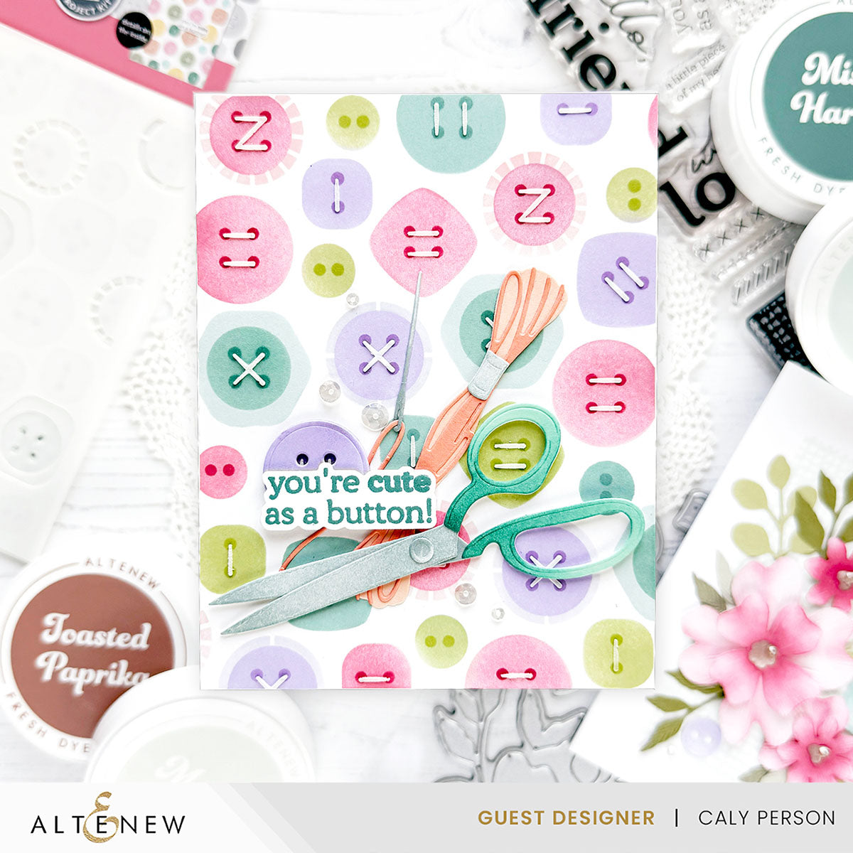 Altenew Craft Your Life Project Kit: Stitched With Love & Add-On Die Bundle
