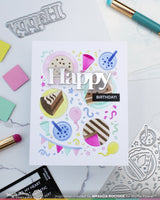 Waffle Flower Cake Time Texture Die