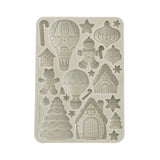 Stamperia Candy Christmas A5 Silicon Mould Gingerbreads (KACMA583)
