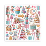 Stamperia Candy Christmas 12x12 Inch Paper Pack Maxi (Single Face) (SBBXLB27)