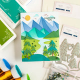 Pinkfresh Studio Trees stencil/ Die Bundle