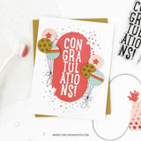 Concord & 9th Celebrate You Stencil Pack (2 qty; 4.75 x 6)