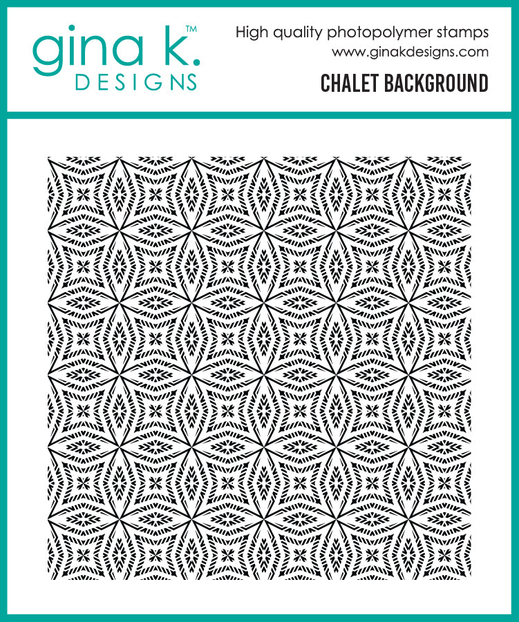 Gina K Designs STAMPS – Chalet Background Stamp