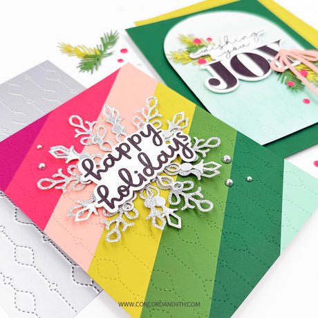 Concord & 9th Chandelier Card Front Die