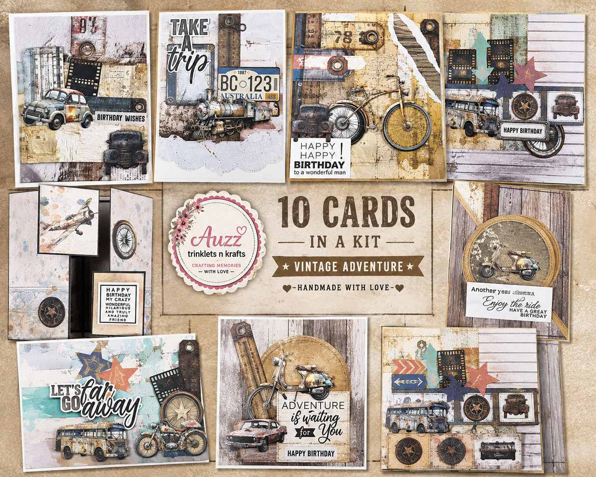 ATK Wings and Wheels (uniquiely Creative) Card Kit By neha 2026