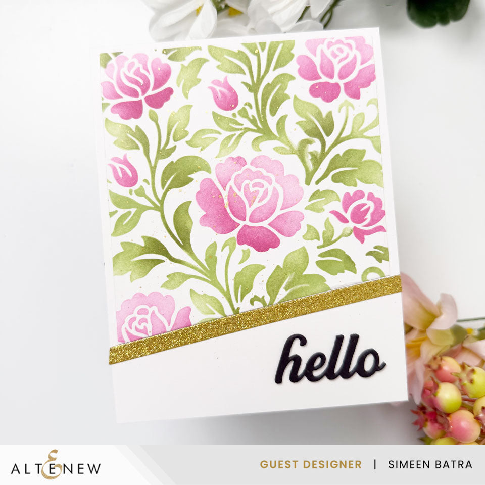Altenew Chateau Blooms Stencil Set (2 in 1)