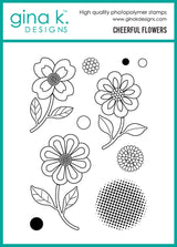 Gina K Designs STAMPS – Cheerful Flowers