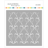 Alex Syberia Designs Chic Bows Stencil Set