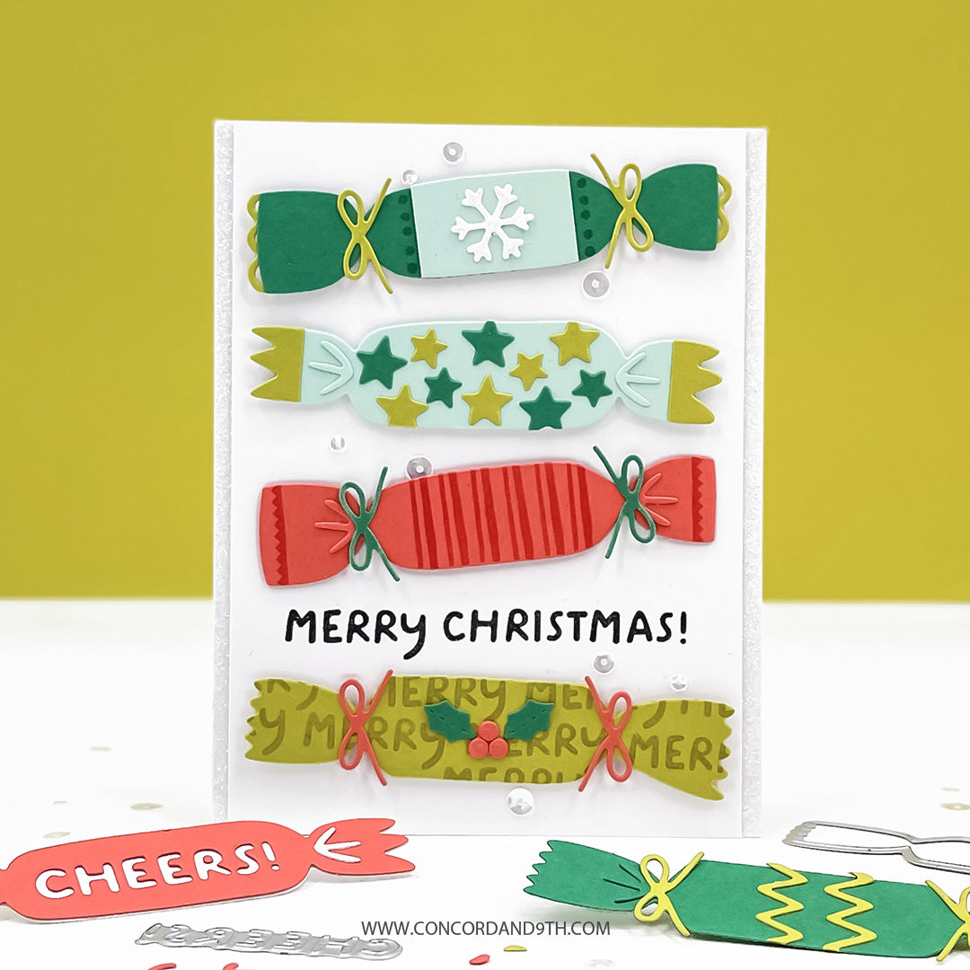 Concord & 9th Christmas Crackers Stamp & Dies Bundle
