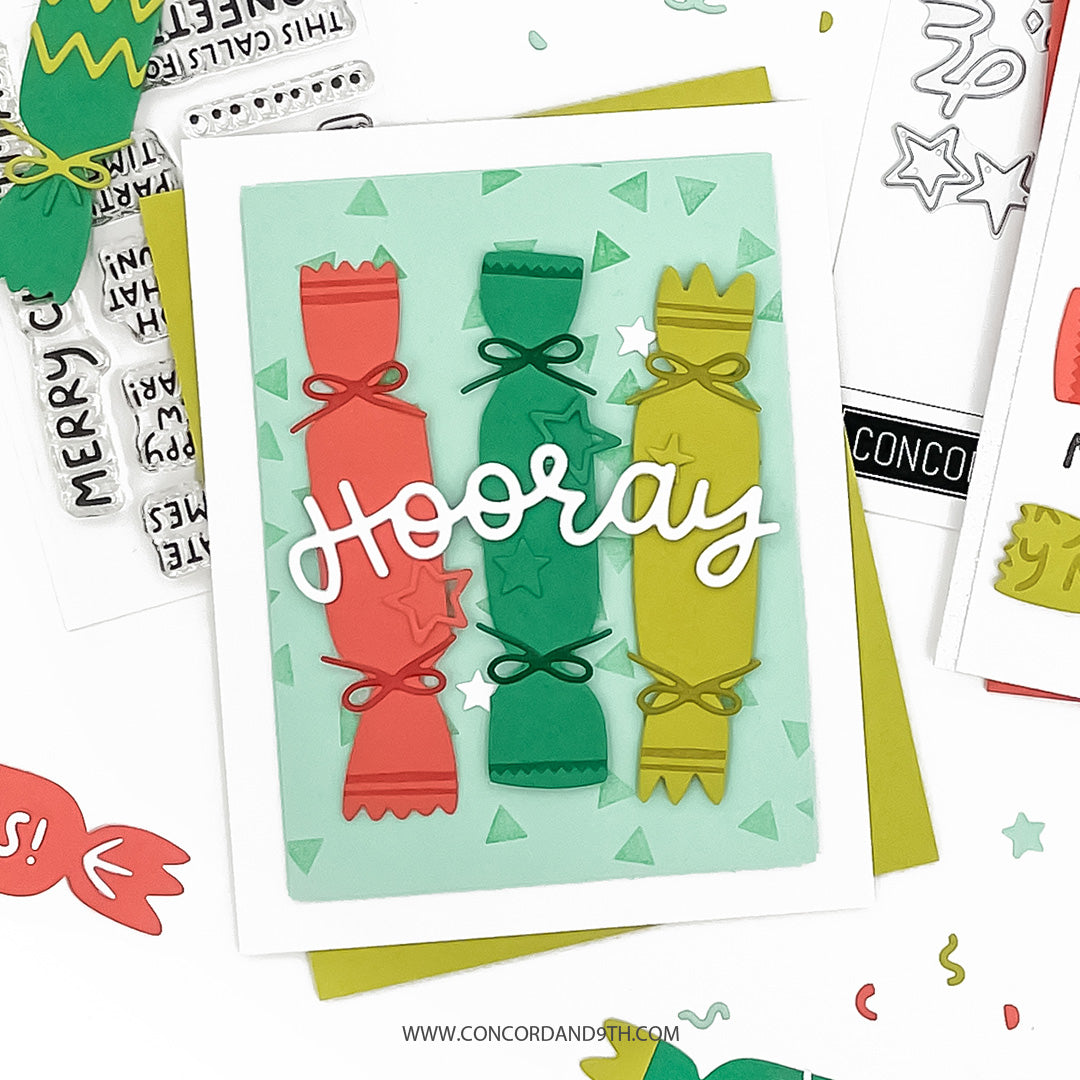 Concord & 9th Christmas Crackers Stamp & Dies Bundle